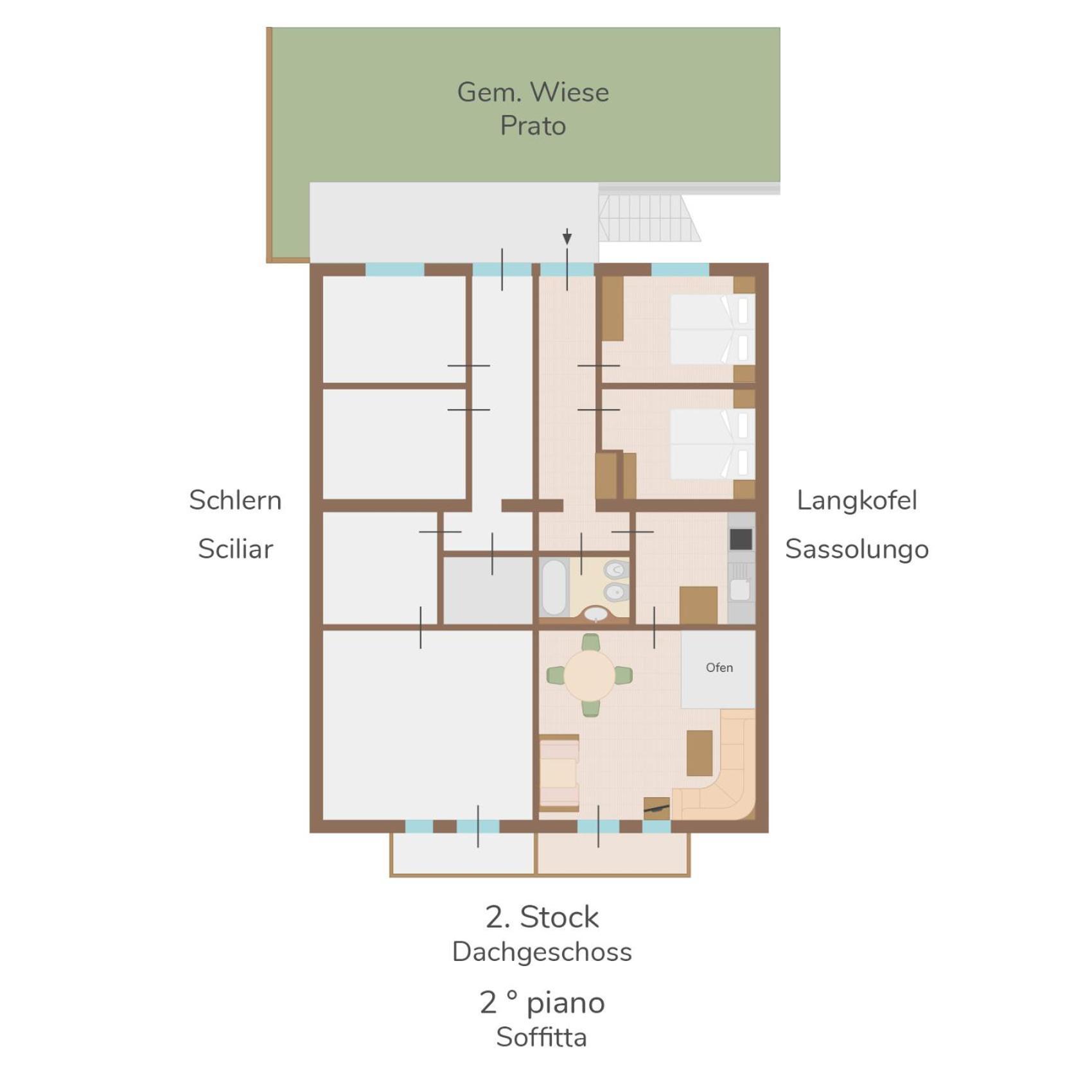 Funtnatsch Apartment Langkofel ไลออน ภายนอก รูปภาพ